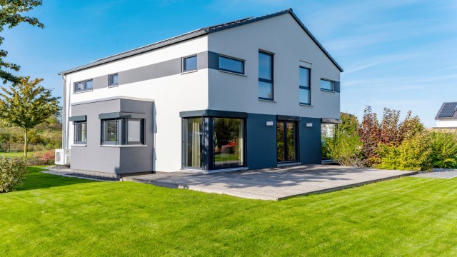 Ein saniertes Zuhause, für dessen Modernisierung Förderungen ausgezahlt wurden Ein saniertes Zuhause, für dessen Modernisierung Förderungen ausgezahlt wurden
