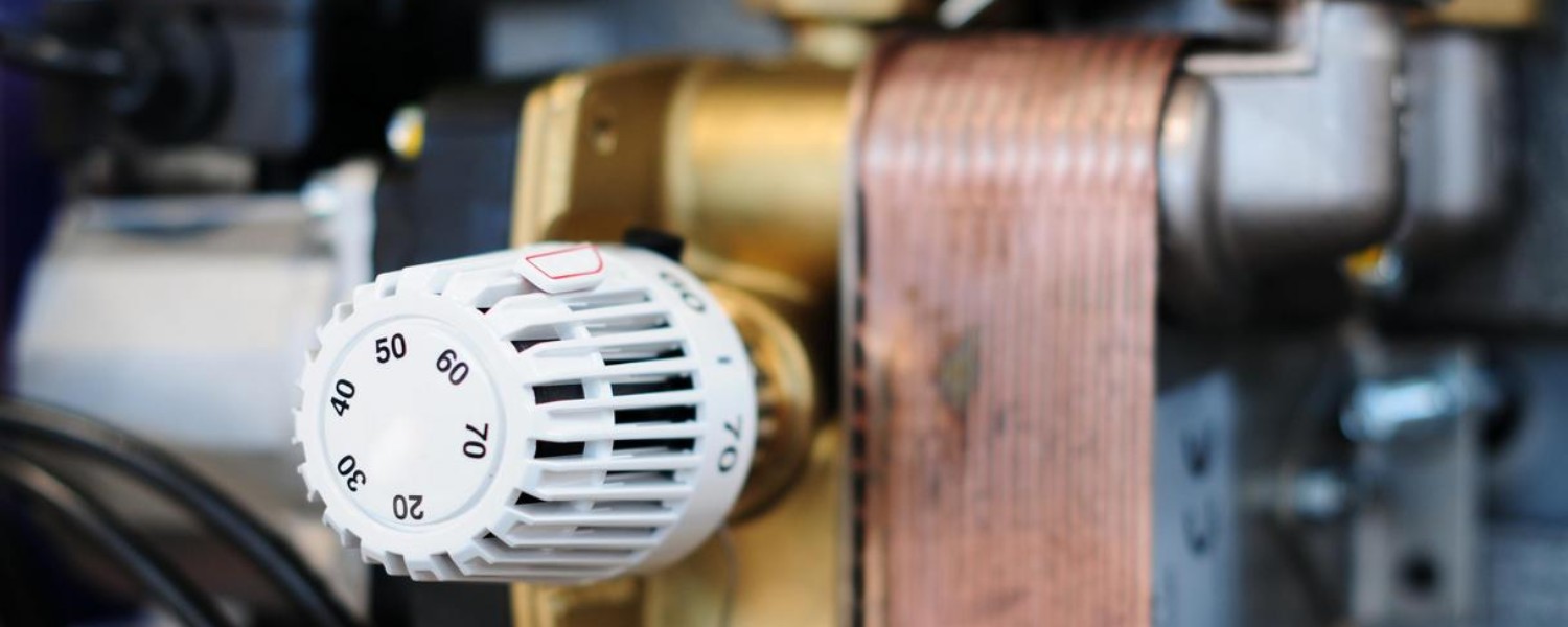 Ein Temperaturregler einer auszutauschenden Gasheizung Ein Temperaturregler einer auszutauschenden Gasheizung