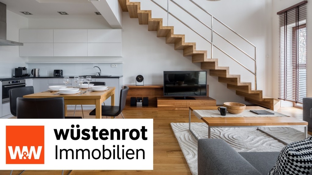 Eine Wohnung, die von den Maklern der Wüstenrot Immobilien vermittelt wurde