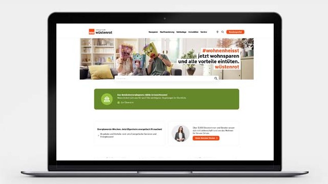 Wüstenrot-Website