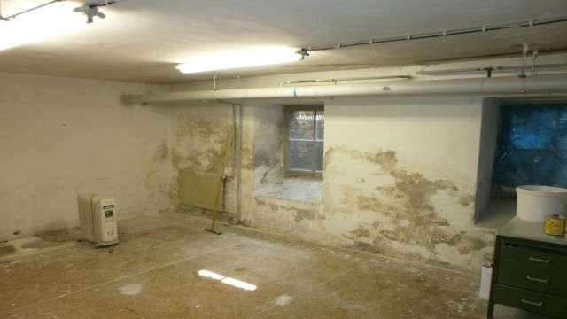 Trockener Keller: Nach getaner Arbeit Trockener Keller: Nach getaner Arbeit